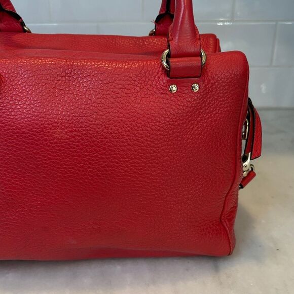 Kate Spade Bag Purse Handbag Leather Grand Park Hadlen Pebbled Crossbody Satchel - Picture 6 of 16